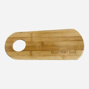 Boar's Head Bamboo Cutting Board Bread Cheese Serving Tray Charcuterie  12" NEW
